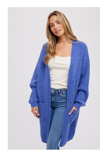 Waffle Knit Cardigan