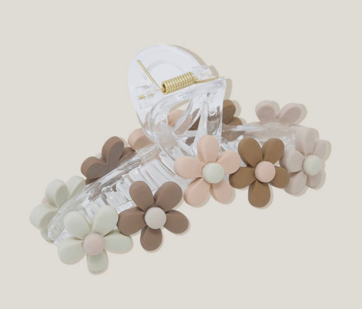 Daisy claw clip (natural)