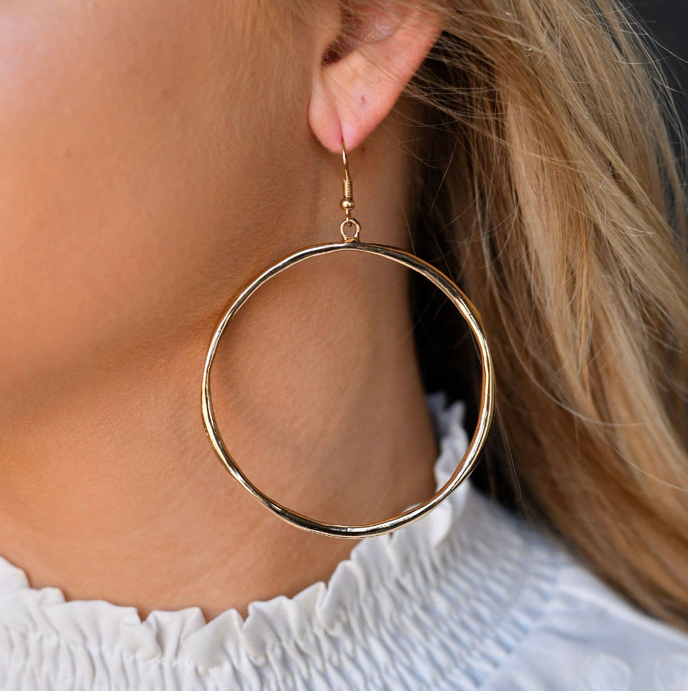 Gold Hoop Earring