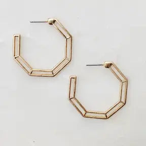Forever Linked Gold Hoops